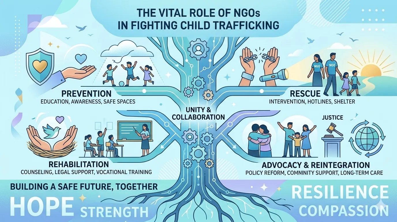 The Vital Role of NGOs in Fighting Child Trafficking