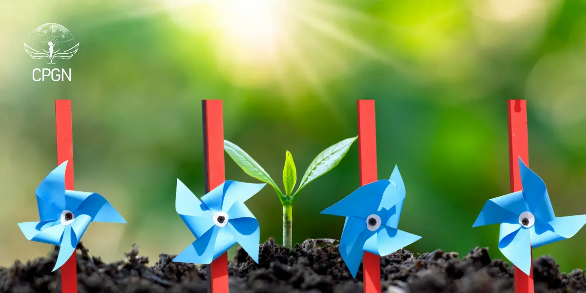 blue pinwheels for prevention